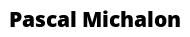 Pascal Michalon
